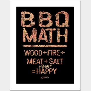 BBQ Math Posters and Art
